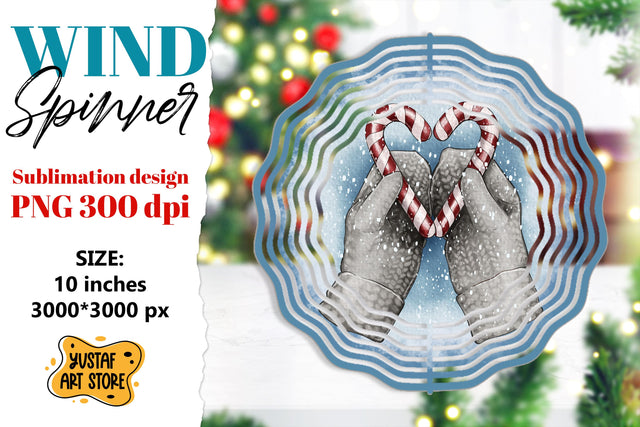 Christmas wind spinner. Cozy Christmas sublimation Sublimation Yustaf Art Store 