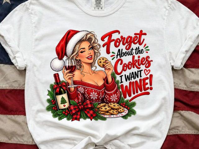 Christmas Wine Girl PNG Sublimation SVG artprintfile 