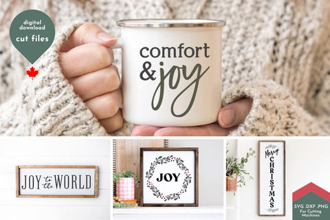 Christmas Winter Holiday SVG Cut File Bundle SVG Lettershapes 