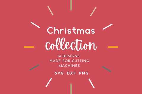 Christmas Winter Holiday SVG Cut File Bundle SVG Lettershapes 