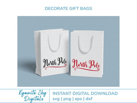 Christmas Winter Holiday SVG script words bundle SVG Kyanite Sky Digitals 