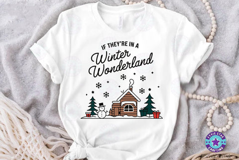 Christmas winter wonderland SVG , Christmas Quote T shirt Design, Christmas Illustration SVG FiveStarCrafting 