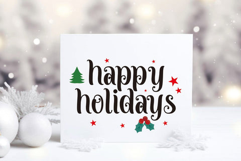 Christmas Winterland Font Mozarella 