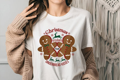 Christmas wishes and gingerbread kisses SVG Angelina750 