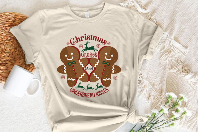 Christmas wishes and gingerbread kisses SVG Angelina750 