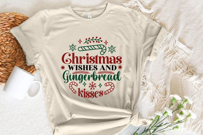 Christmas wishes and gingerbread kisses SVG Angelina750 