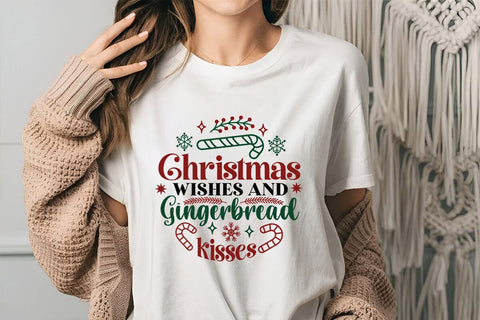 Christmas wishes and gingerbread kisses SVG Angelina750 