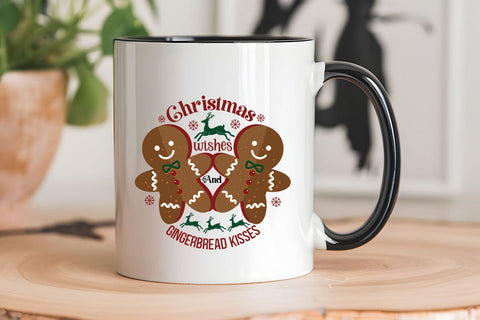 Christmas wishes and gingerbread kisses SVG Angelina750 