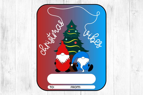 Christmas Wishes PNG Money Card Holder Sublimation CraftLabSVG 