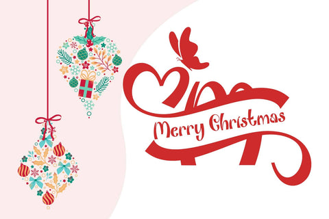 Christmas With Love Font Prasetya Letter 