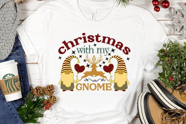 christmas with my gnome SVG Angelina750 