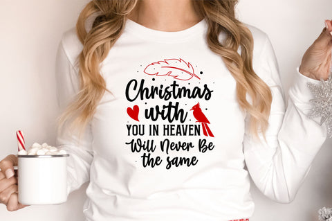 Christmas with you in heaven svg design SVG Regulrcrative 