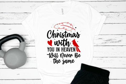 Christmas with you in heaven svg design SVG Regulrcrative 