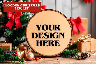 Christmas Wood Mockup Design Mock Up Photo Sublimatiz Designs 