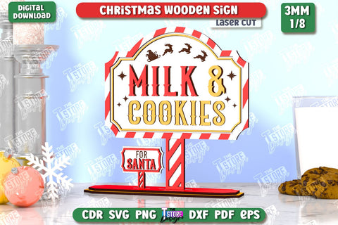 Christmas Wooden Signs Laser Cut Bundle | Christmas Decorations | Gift Idea | Decorative Figurine | Table Statuette | CNC Files SVG The T Store Design 