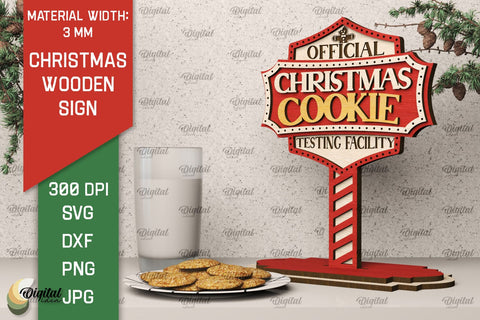 Christmas Wooden Signs Laser Cut Bundle. Santa Signs SVG SVG Evgenyia Guschina 