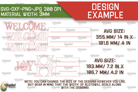 Christmas Wooden Stands Laser Cut Bundle.Christmas Decor SVG SVG Evgenyia Guschina 