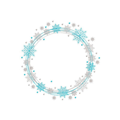 Christmas Wreath Machine Embroidery Design, 4 sizes, Instant Download Embroidery/Applique DESIGNS Nino Nadaraia 
