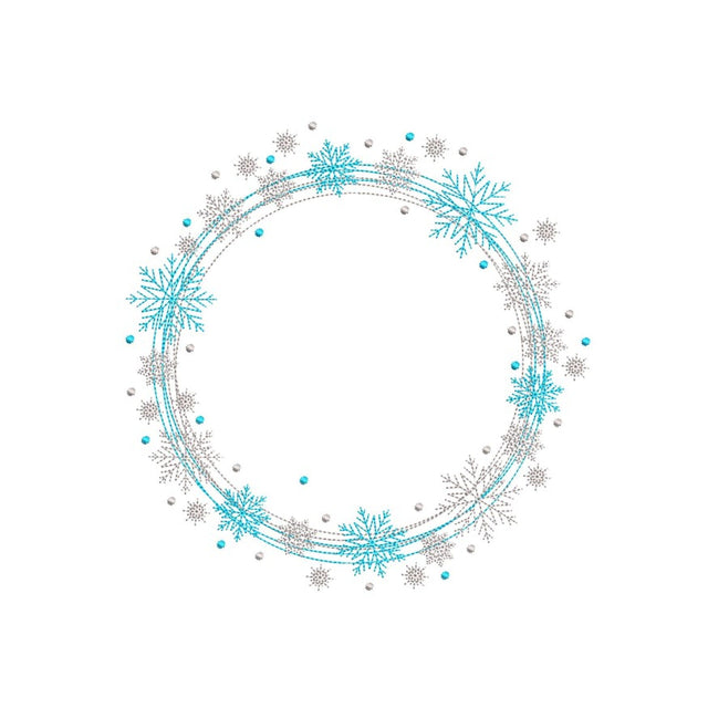 Christmas Wreath Machine Embroidery Design, 4 sizes, Instant Download Embroidery/Applique DESIGNS Nino Nadaraia 