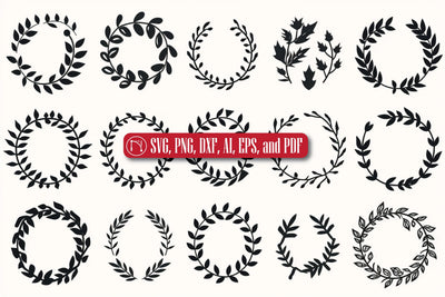 Christmas Wreath Ornament SVG Bundle SVG MD JOYNAL ABDIN 