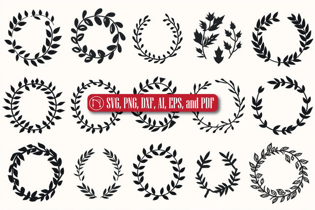 Christmas Wreath Ornament SVG Bundle SVG MD JOYNAL ABDIN 