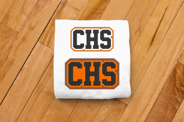 CHS High School Initials Embroidery Embroidery/Applique DESIGNS Risa Rocks It 