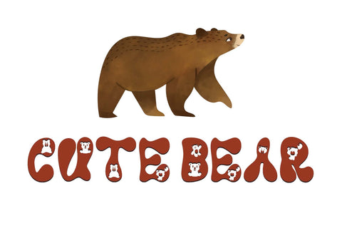 Chubby Bear Font Prasetya Letter 