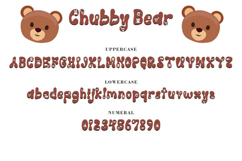 Chubby Bear Font Prasetya Letter 