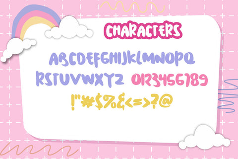 Chubby Melisa - Thick and Cute Handwritten Font Font Mozzatype 