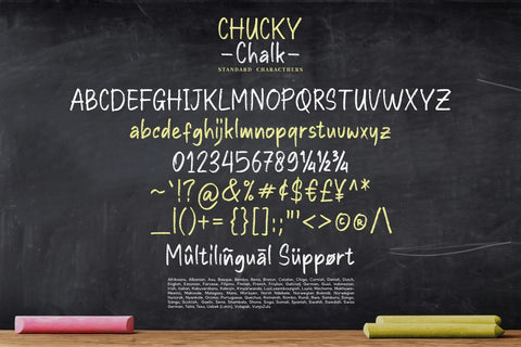 Chucky Chalk / Chalky Handwriting Font Javapep 