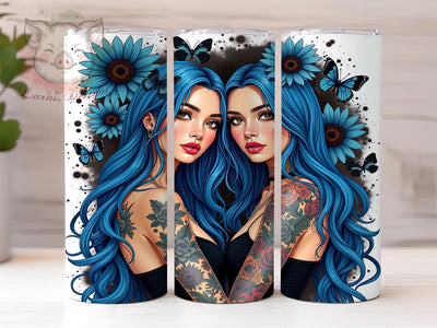 Chula Tumblers, Sarcastic Affirmations, Sunflower Girl, 20oz Tumbler Wrap, PNG Sublimation, Bold Drinkware, Inspirational Gifts Sublimation Lara' s Designs 