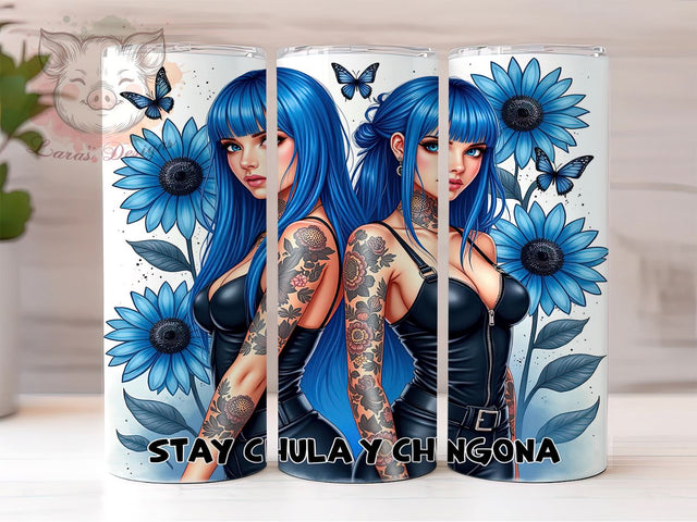 Chula Tumblers, Sarcastic Affirmations, Sunflower Girl, 20oz Tumbler Wrap, PNG Sublimation, Bold Drinkware, Inspirational Gifts Sublimation Lara' s Designs 