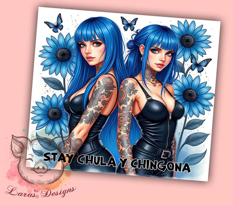 Chula Tumblers, Sarcastic Affirmations, Sunflower Girl, 20oz Tumbler Wrap, PNG Sublimation, Bold Drinkware, Inspirational Gifts Sublimation Lara' s Designs 