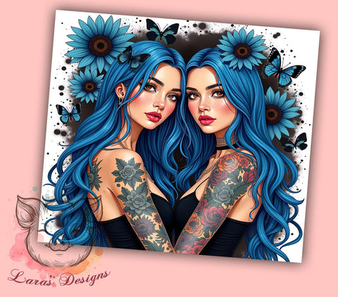 Chula Tumblers, Sarcastic Affirmations, Sunflower Girl, 20oz Tumbler Wrap, PNG Sublimation, Bold Drinkware, Inspirational Gifts Sublimation Lara' s Designs 