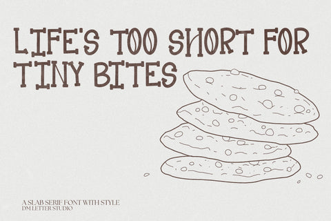 Chunk Story Font Dm Letter Studio 