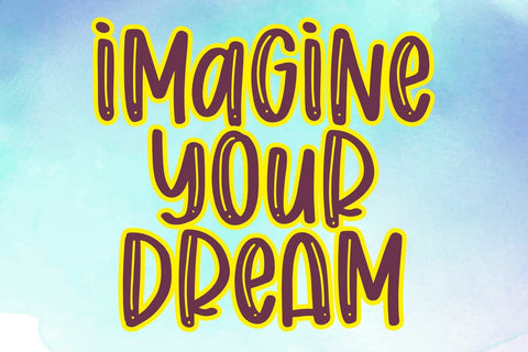 Chunky Bear Font Dm Letter Studio 