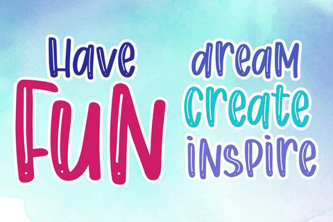 Chunky Bear Font Dm Letter Studio 