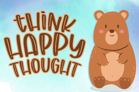 Chunky Bear Font Dm Letter Studio 