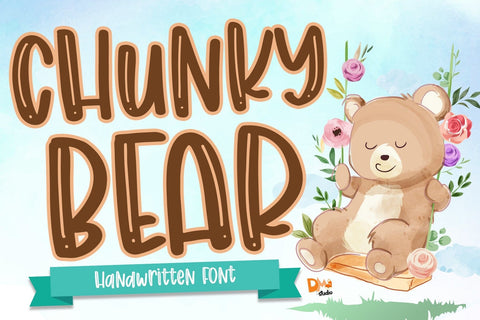 Chunky Bear Font Dm Letter Studio 
