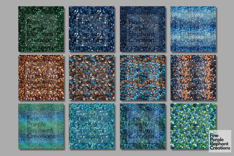 Chunky Father's Day Glitter Digital Paper Digital Pattern Fine Purple Elephant Creations 