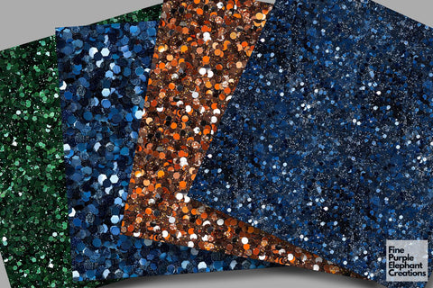 Chunky Father's Day Glitter Digital Paper Digital Pattern Fine Purple Elephant Creations 