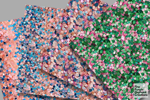 Chunky Mother's Day Glitter Digital Paper Digital Pattern Fine Purple Elephant Creations 