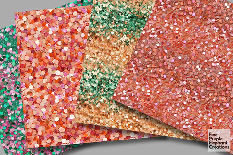 Chunky Mother's Day Glitter Digital Paper Digital Pattern Fine Purple Elephant Creations 