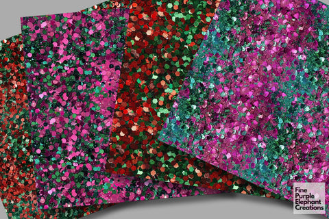 Chunky Watermelon Glitter Digital Paper Digital Pattern Fine Purple Elephant Creations 