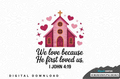 Church love sublimation png design Sublimation Regulrcrative 