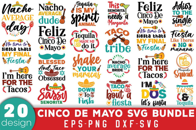 Cinco Be Mayo SVG Bundle SVG Angelina750 