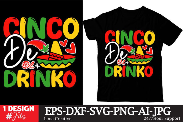 Cinco De Drinko SVG Cut File SVG Insomnia Std 