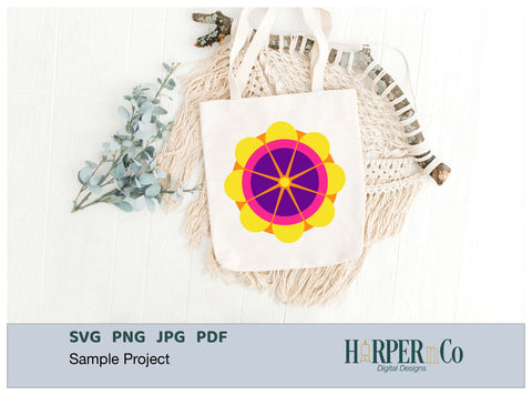 Cinco de Mayo Flower 1 SVG PNG Cut EPS File SVG HarperNCo 