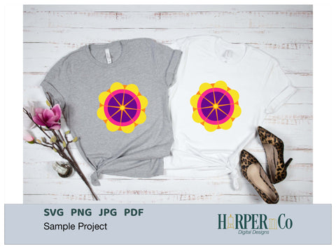 Cinco de Mayo Flower 1 SVG PNG Cut EPS File SVG HarperNCo 