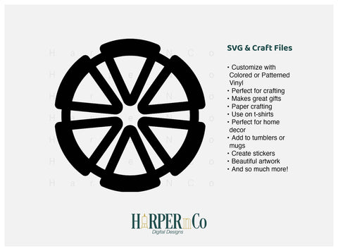 Cinco de Mayo Flower Outline 10 SVG PNG Cut EPS File SVG HarperNCo 